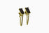 Ameya अमेय | Onyx | Ohrstecker mit Kette | 18K Vermeil Vergoldung